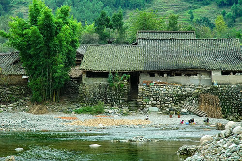陕西最美丽的古镇――青木川居民[图]