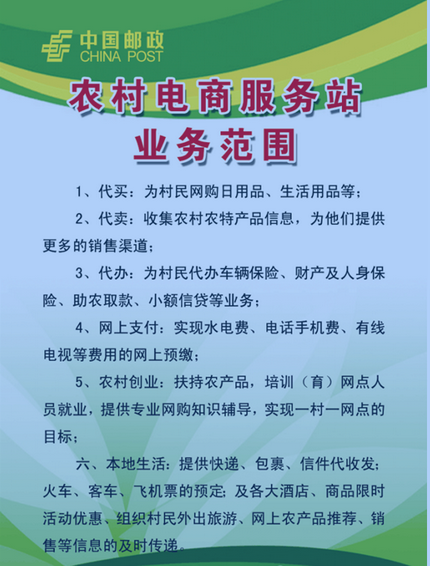 陕西邮政农村电商服务站介绍及加盟条件标准